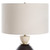 Iron Table Lamp with Drum Shade - 24.5" - Bronze-Finish - IMAGE 4