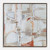 Neutral Nirvana Framed Abstract Square Wall Art - 49.5" - Cream and White - IMAGE 1