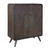 Vintage Style 2-Door Storage Cabinet with Tapered Legs - 35" - Brown - IMAGE 2