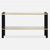Contemporary Console Table with Tempered Glass Top - 60" - IMAGE 1