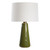 Glaze Table Lamp with Tapered Shade - 28.75" - Green - IMAGE 4