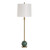 Buffet Lamp with Linen Drum Shade - 36.25" - Brass Finish - IMAGE 4