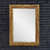 Overlap Teakwood Framed Rectangular Wall Mirror - 43.75" - Antique Gold - IMAGE 2