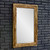 Overlap Teakwood Framed Rectangular Wall Mirror - 43.75" - Antique Gold - IMAGE 3