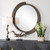 3D Reverse Round Framed Wall Mirror - 44.5" - Brushed Bronze Finish - IMAGE 2