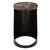 Sleek Round Top Side Table - 22" - Chocolate Brown - IMAGE 4