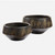 Drip Glaze Ceramic Accent Bowls - 15" - Bronze - Set of 2 - IMAGE 1