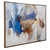 Subtle Nuances Framed Abstract Rectangular Wall Art - 55.5" - Blue and Brown - IMAGE 3