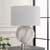 Ceramic Table Lamp with White Round Drum Shade - 27.5" - White - IMAGE 3
