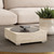 Travertine Stone Square Accent Box with Lid - 10" - Beige and Brown - IMAGE 2