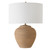 Terracotta Base Table Lamp with White Drum Shade - 24" - Brown - IMAGE 1
