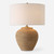 Terracotta Base Table Lamp with White Drum Shade - 24" - Brown - IMAGE 4