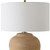 Terracotta Base Table Lamp with White Drum Shade - 24" - Brown - IMAGE 5