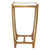 Marble Top Accent End Table - 22" - White - IMAGE 4