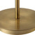 Ceramic Base Floor Lamp with Drum Shade - 65.5" - Brass Plated Finish
