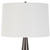 Crackled Table Lamp with Tapered Shade - 30.5" - White and Black - IMAGE 5