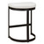 Solid Counter Stool with Footrest - 26" - White and black - IMAGE 6