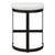 Solid Counter Stool with Footrest - 26" - White and black