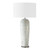 Fired Glaze Ceramic Table Lamp with Round Shade - 32.5" - Gray - IMAGE 4