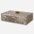 Rectangular Natural Travertine Stone Box with Lid - 10" - IMAGE 1