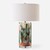 Abstract Fired Ceramic Table Lamp with Round Shade - 27.75" - Multi-Color - IMAGE 1