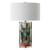 Abstract Fired Ceramic Table Lamp with Round Shade - 27.75" - Multi-Color - IMAGE 4