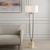 Fork Floor Lamp with Rectangular Drum Shade - 64" - Bronze and Beige - IMAGE 2