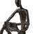 Reading Tabletop Sculpture - 8.75" - Bronze and White - IMAGE 6