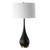 Tear Drop Table Lamp with Tapered Shade - 34.5" - Black and White - IMAGE 4
