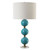 Stacked Sphere Table Lamp with Drum Shade - 31.25" - Blue and White - IMAGE 5