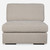Refuge Solid Armless Modular Seat for Sectional Sofa - 40" - Sand Gray - IMAGE 1