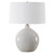 Ceramic Glossy Table Lamp with White Tapered Shade - 25.75" - White - IMAGE 4
