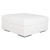 Refuge Solid Upholstered Foot Stool Ottoman - 40" - Arctic White - IMAGE 2