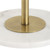 Tall Floor Lamp with Round Tapered Shade - 66.5" - Brushed Brass Finish