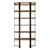 5 Tier Tall Storage Shelf - 90" - Brown and Black