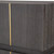 3-Drawer Wooden Accent Chest  - 37" - Walnut Brown