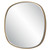Beveled Round Wall Mirror - 47" - Antique Gold - IMAGE 4