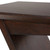 Contemporary Z Shaped Accent Table - 22" - Brown and Brass Tone - IMAGE 4