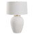Solid Table Lamp with Tapered Shade - 29" - White - IMAGE 6