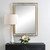 Rectangular Wall Mirror - 40" - Brass Plated Finish - IMAGE 2