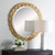 Round Wall Mirror - 36" - Gold Finish - IMAGE 3