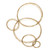 Ring Bubbles Wall Decorations - 34.25" - Gold - IMAGE 4