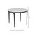 Handcrafted Round Marble Top Dining Table - 40" - IMAGE 6