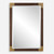 Solid Wood Framed Beveled Rectangular Wall Mirror - 39.25" - Aged Walnut Finish - IMAGE 1