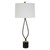 Wishbone Base Table Lamp with Tapered Shade - 36" - Black - IMAGE 1