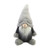 Plush Fuzzy Hat Gnome Christmas Figurine - 17.75" - Gray and Black - IMAGE 1