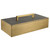 Rectangular Box with Lift Off Lid - 14" - Gray and Brass Finish - IMAGE 3