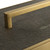 Rectangular Box with Lift Off Lid - 14" - Gray and Brass Finish - IMAGE 6