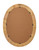 35.5" Brown Aloha Oval Wall Mirror - IMAGE 6