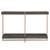Framed Rectangular Console Table - 47.75" - Gray and Gold - IMAGE 1